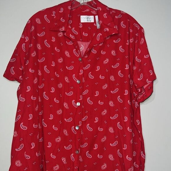Villager sport size 2X short sleeve button-down shirt - Picture 4 of 7